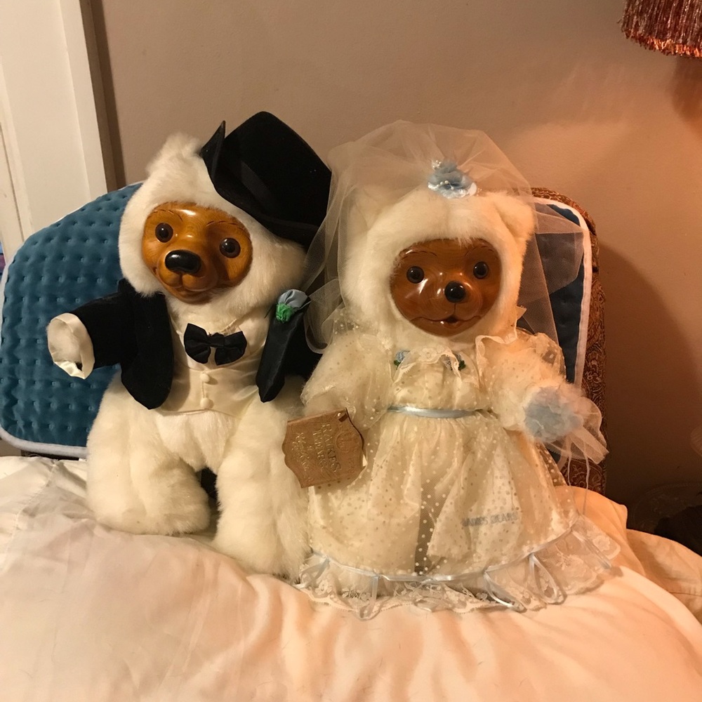 Vintage Raikes Bride and Groom. Still together after all these years.